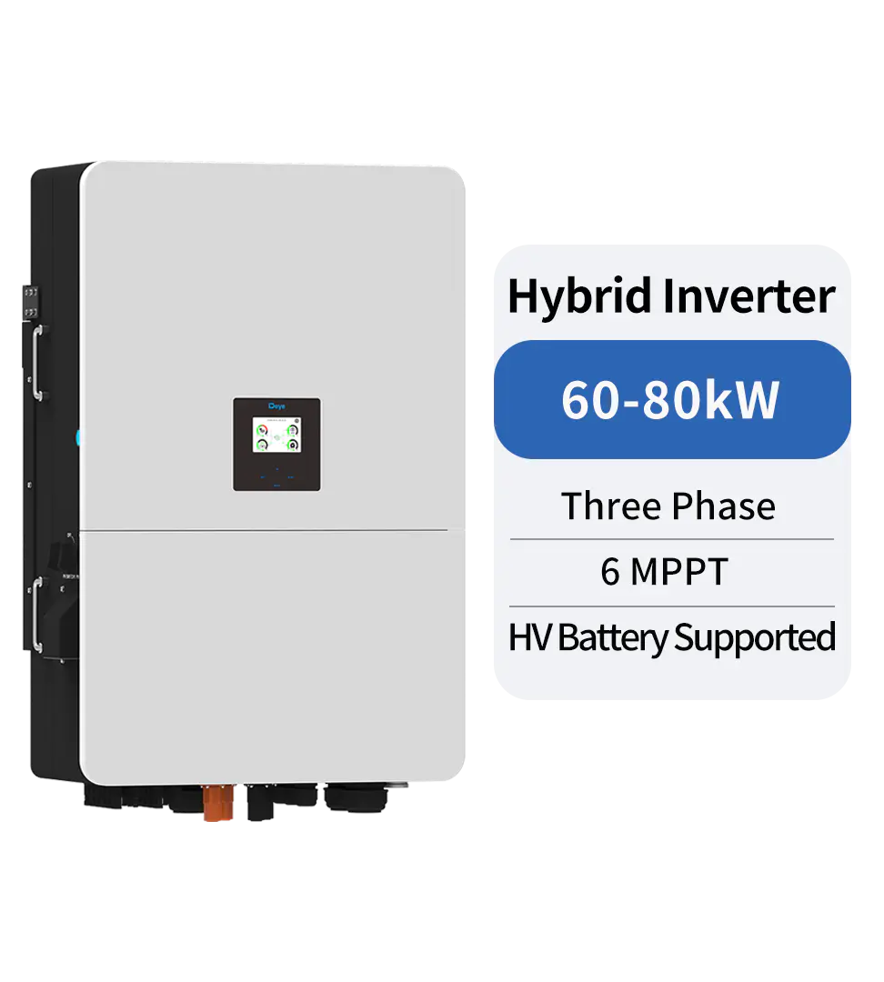 Deye 60–80 kW Hybrid Inverter Range